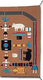 Sandpainting Rug, 1988
