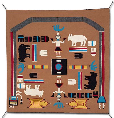 Sandpainting Rug, 1988